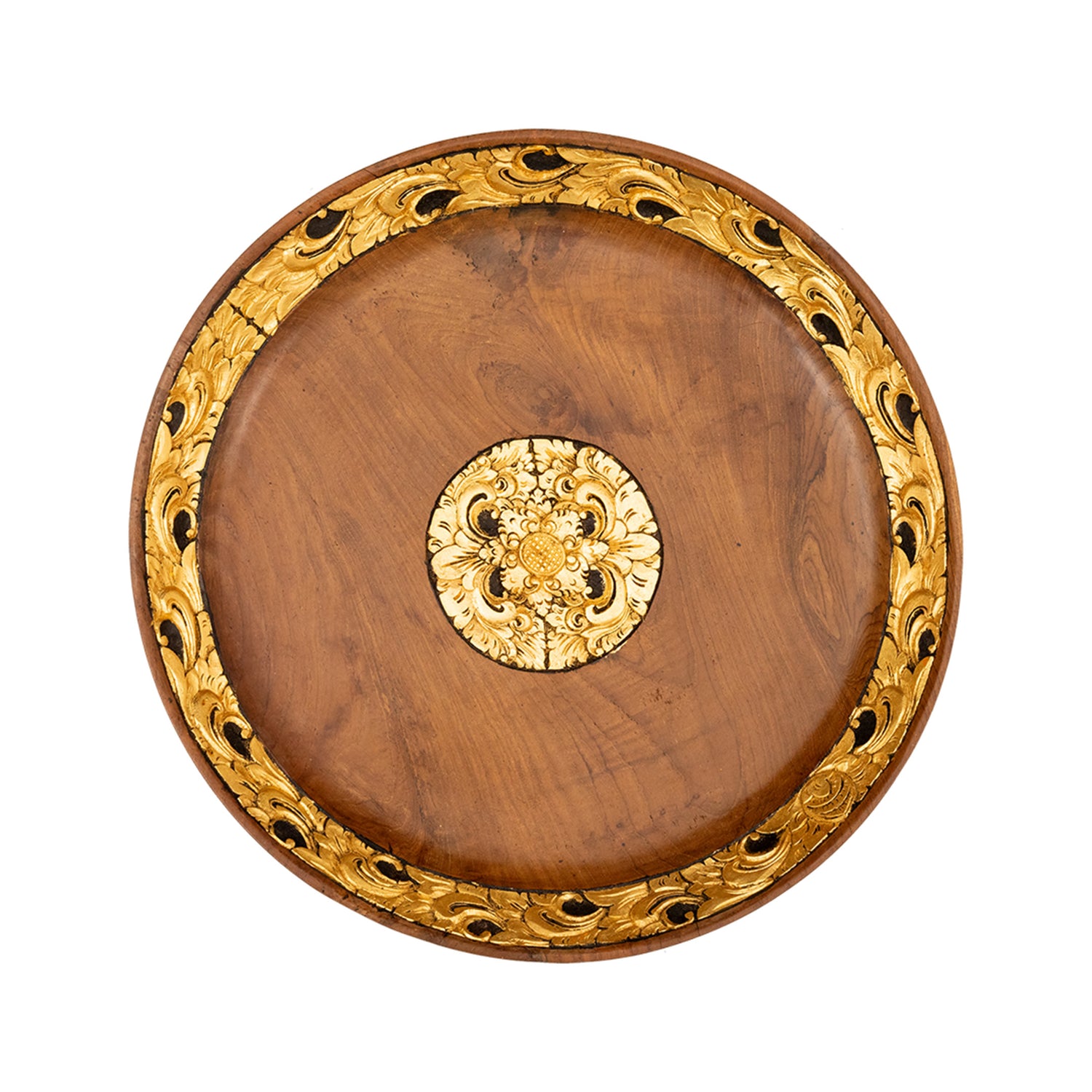 Hand-carved Teak Tray