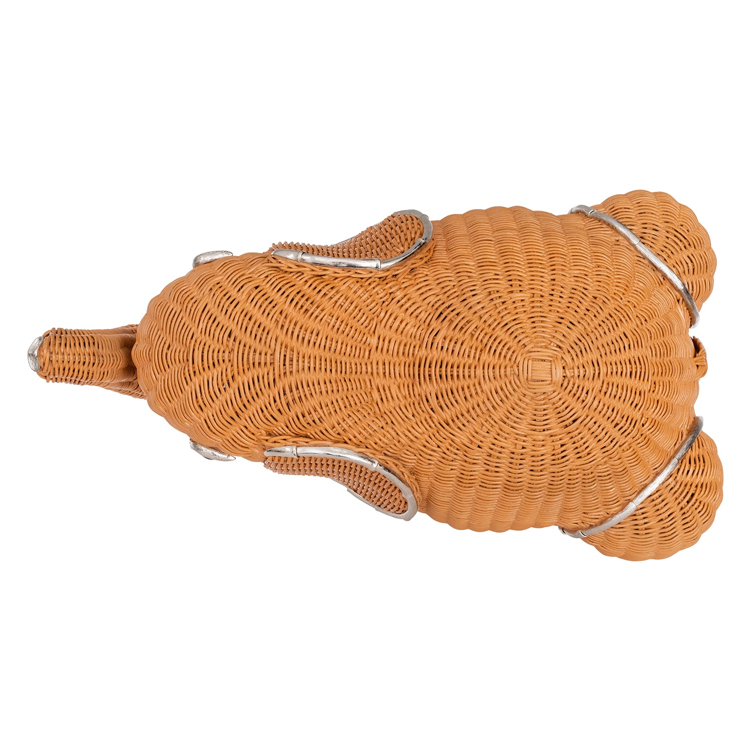Woven Rattan Elephant Stool