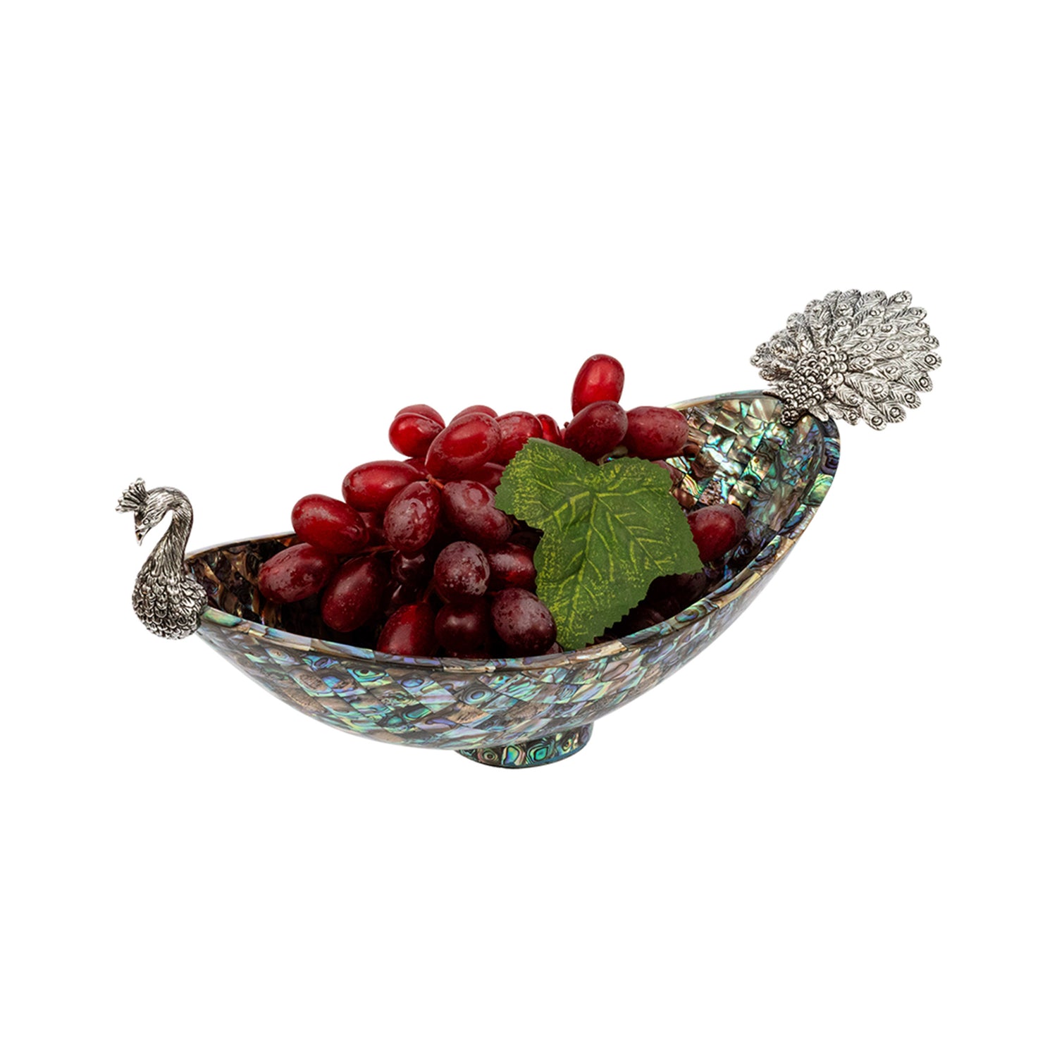 Peacock Abalone Shell Bowl