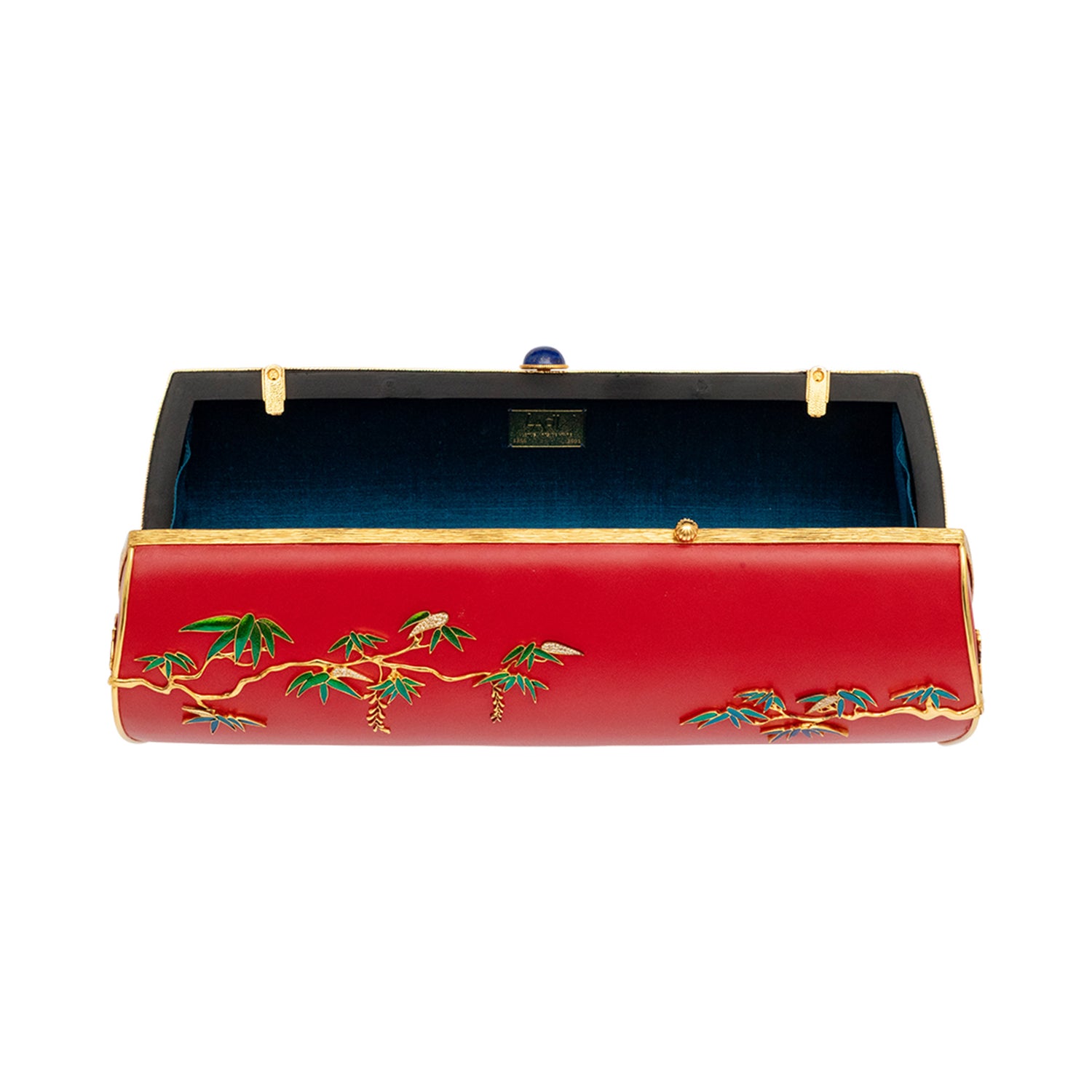 Scarab Bonsai Sunset Clutch with Diamond & Lapiz