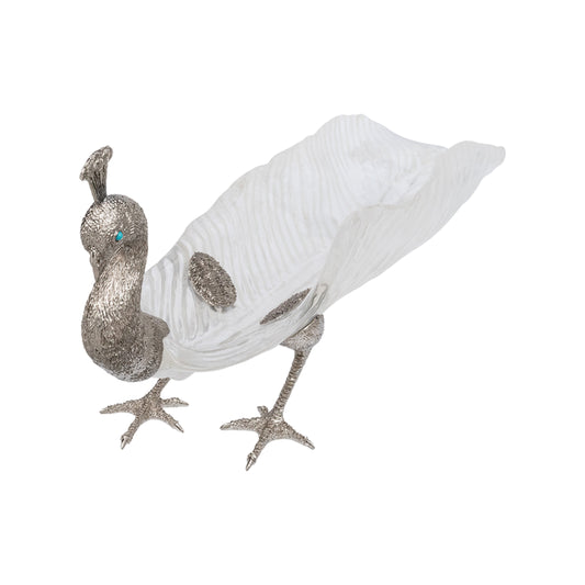 Pearlescent Peacock Bowl- Size L