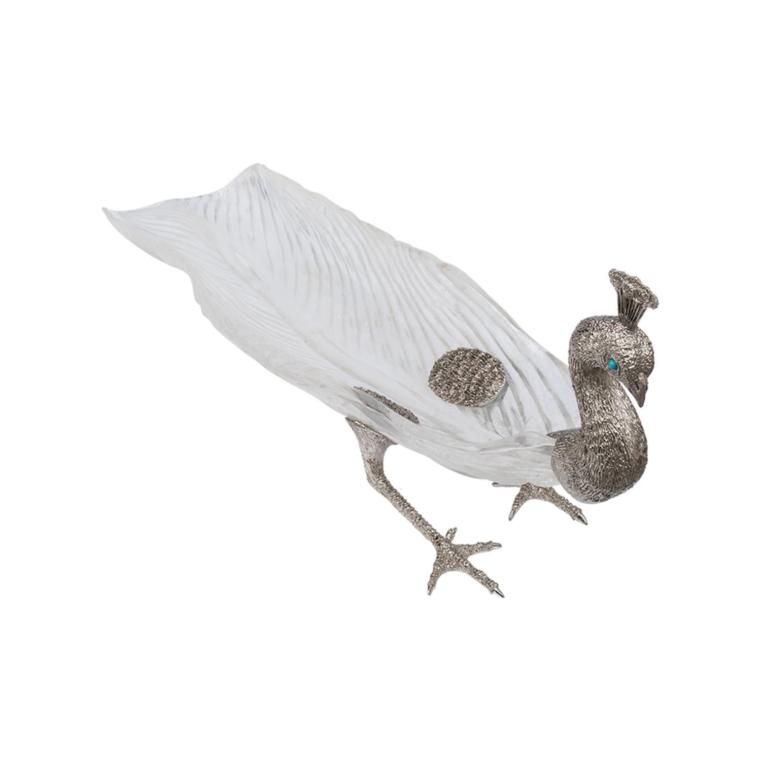 Pearlescent Peacock Bowl- Size L