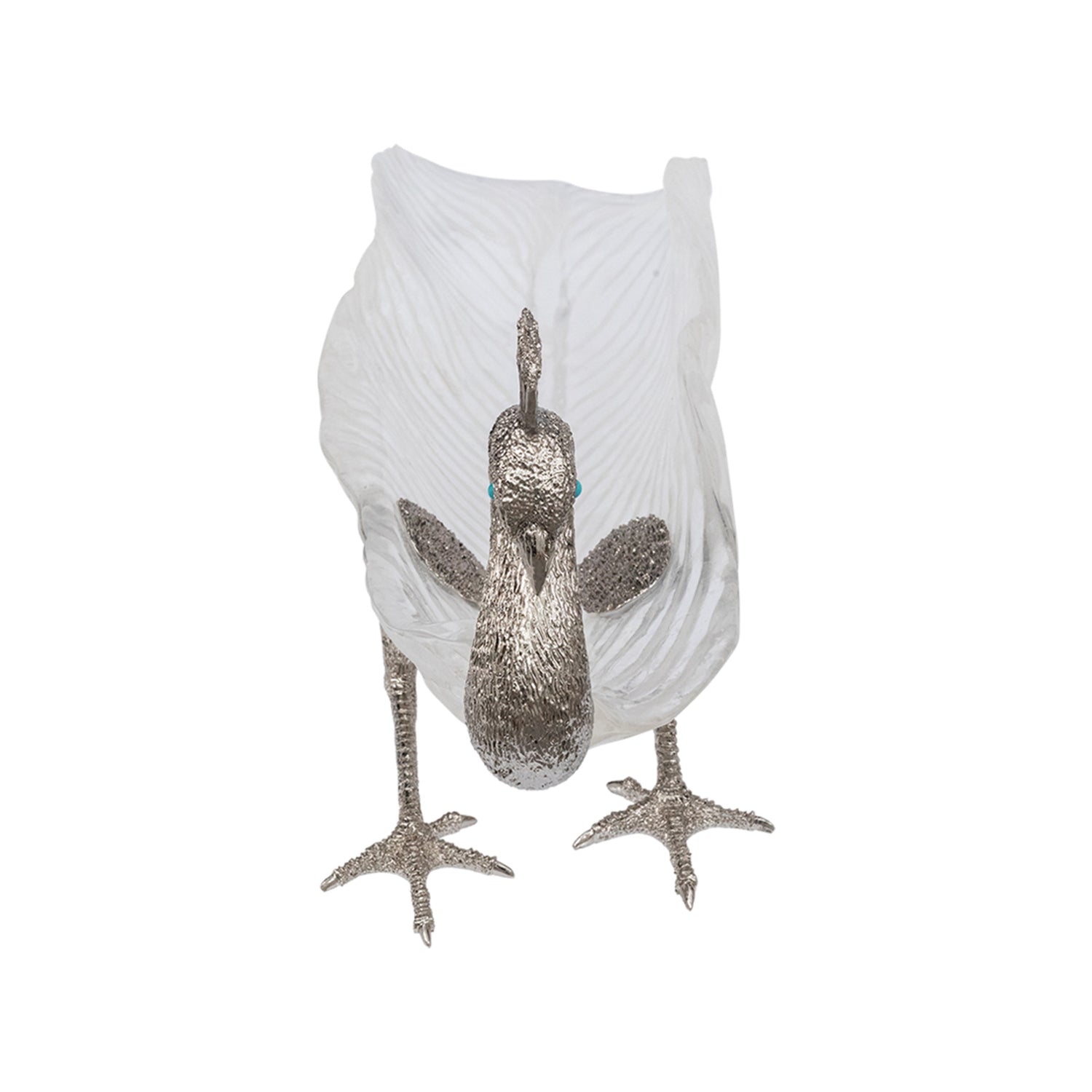 Pearlescent Peacock Bowl- Size L