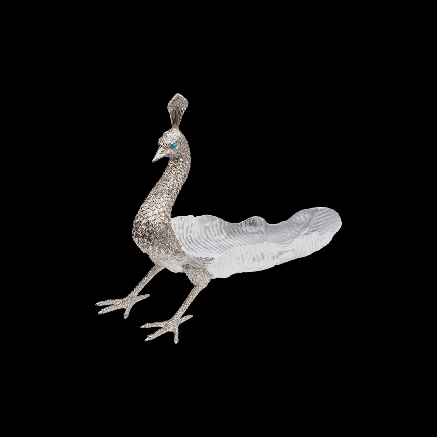 Pearlescent Peacock Bowl - Size S