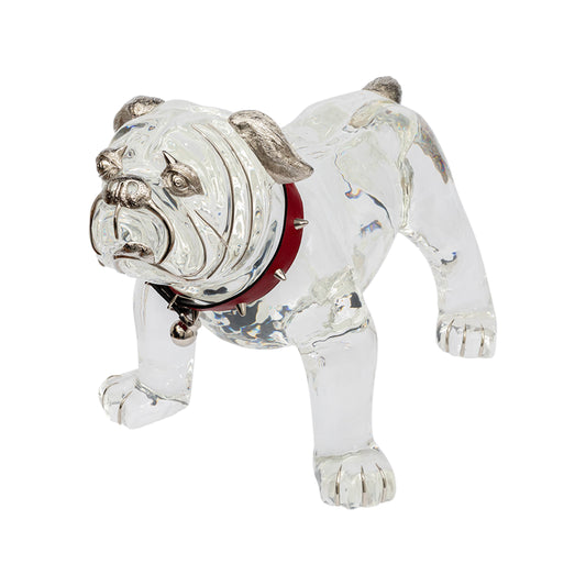 Snowy Bulldog Stool