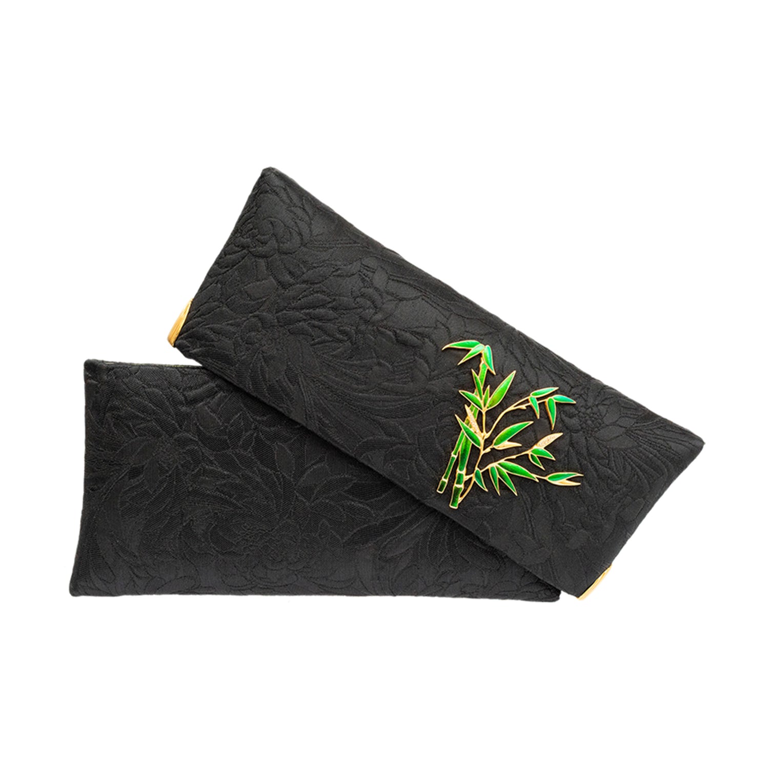 Scarab & Silk Garden Bamboo Clutch
