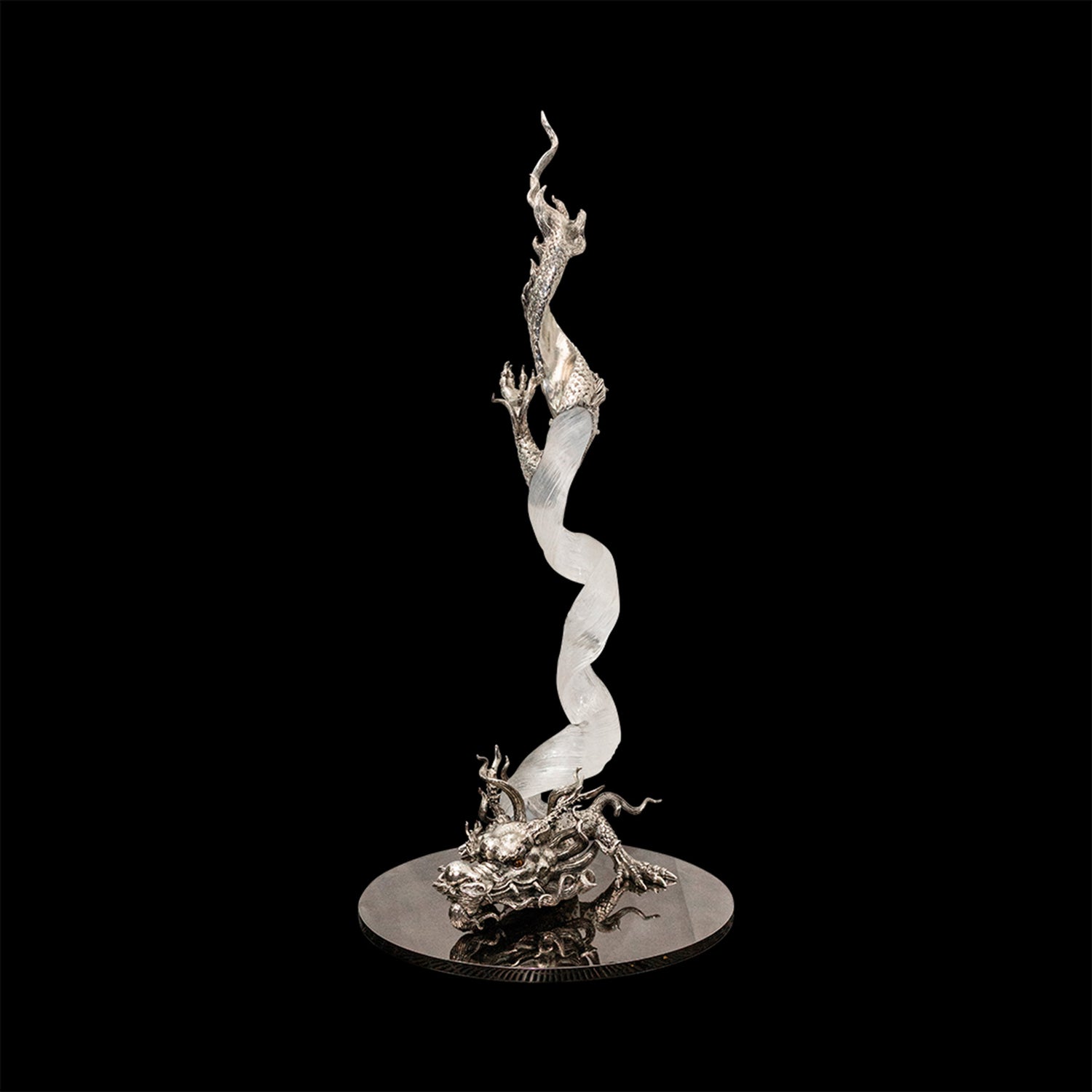 Ascent of the Dragon Floor Lamp