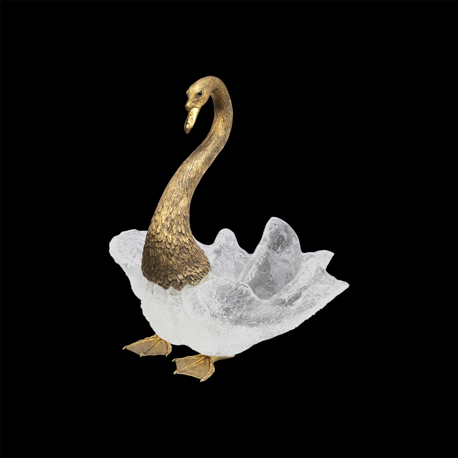 Iceglow Swan Lake Bowl-Size L