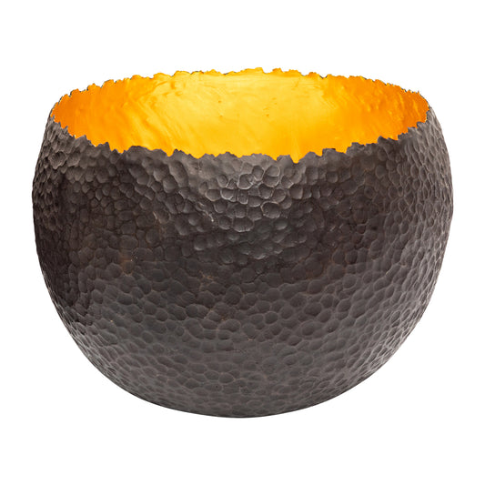 Bronze and Gold-Leaf Bowl