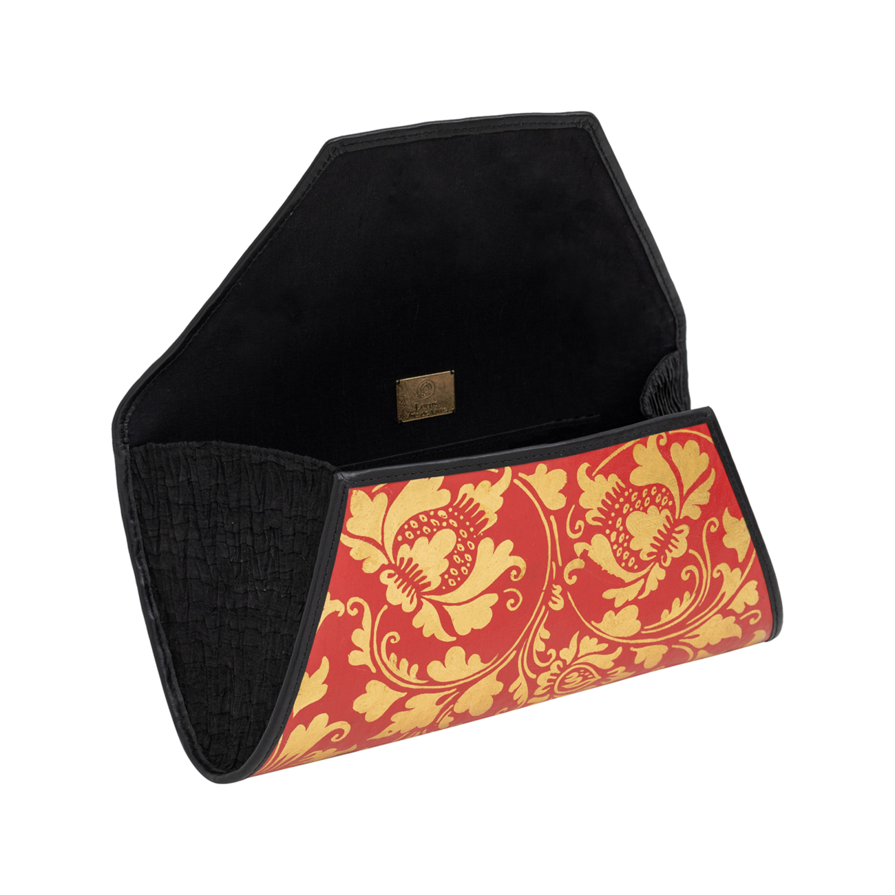 Bamboo ‘Envelope’ Clutch with Pearls