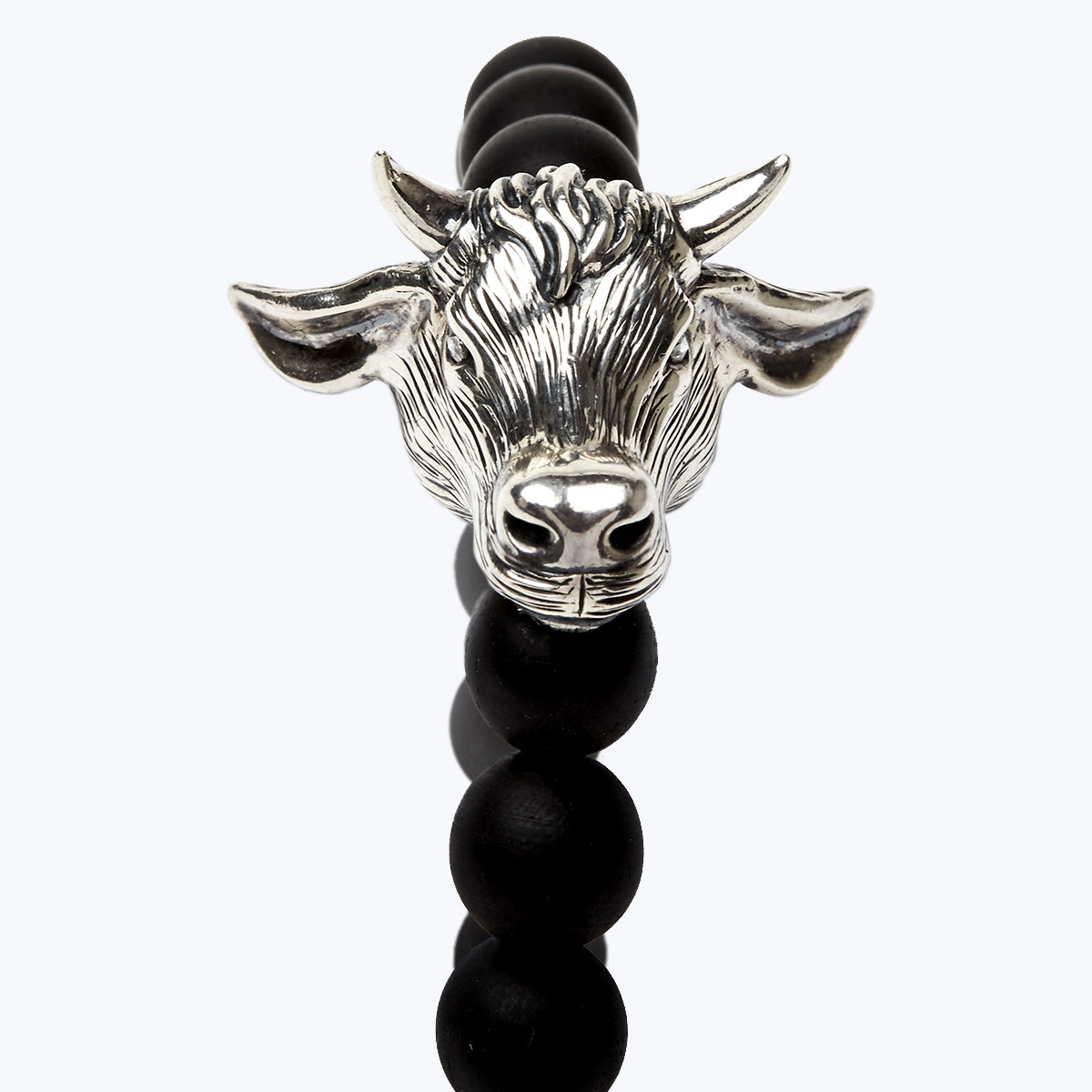 Chinese Zodiac Ebony Bead Bracelet - Year of the Ox