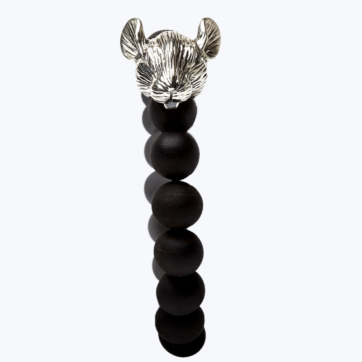 Chinese Zodiac Ebony Bead Bracelet - Year of the Rat