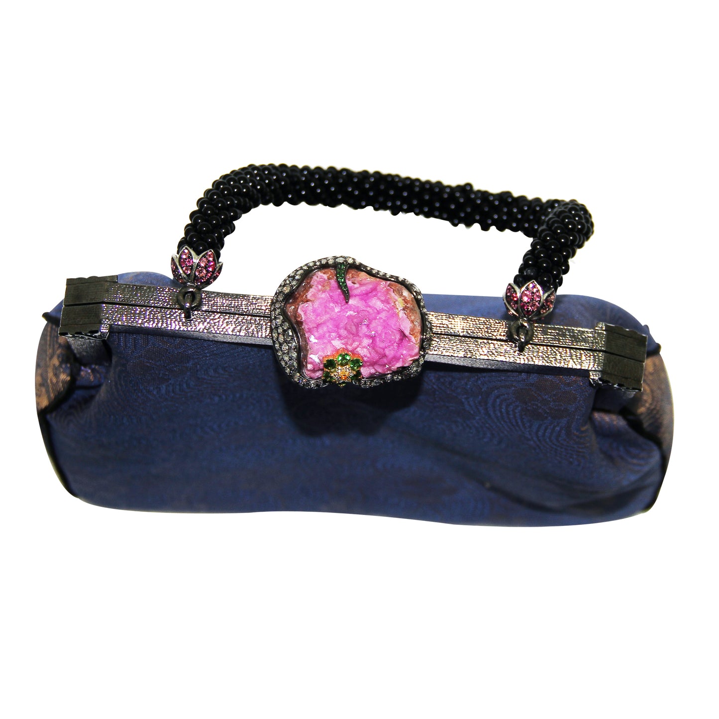 Japanese Handbag with Pink Cobalt Calcite Diamond