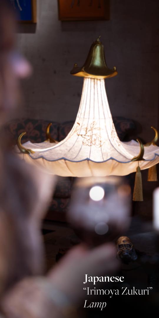 Japanese "Irimoya Zukuri" Lamp