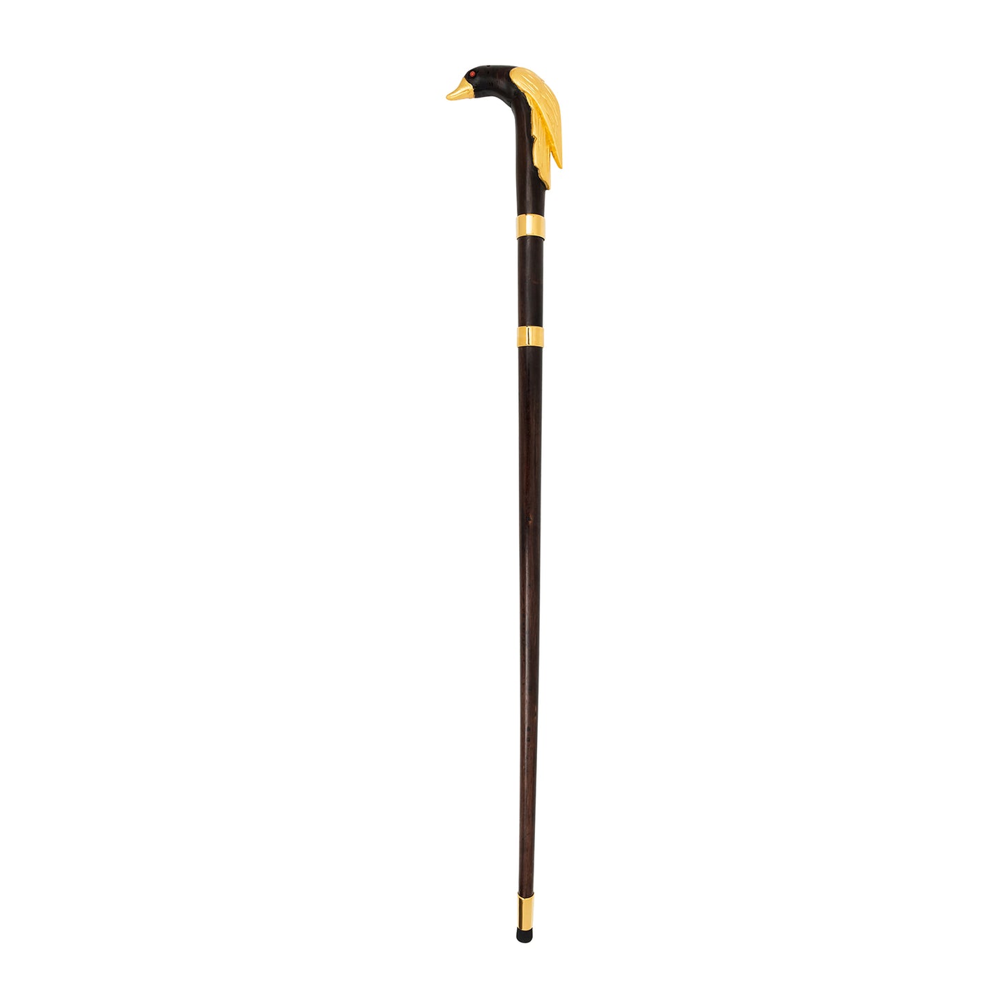 Golden Perched Eagle Cane