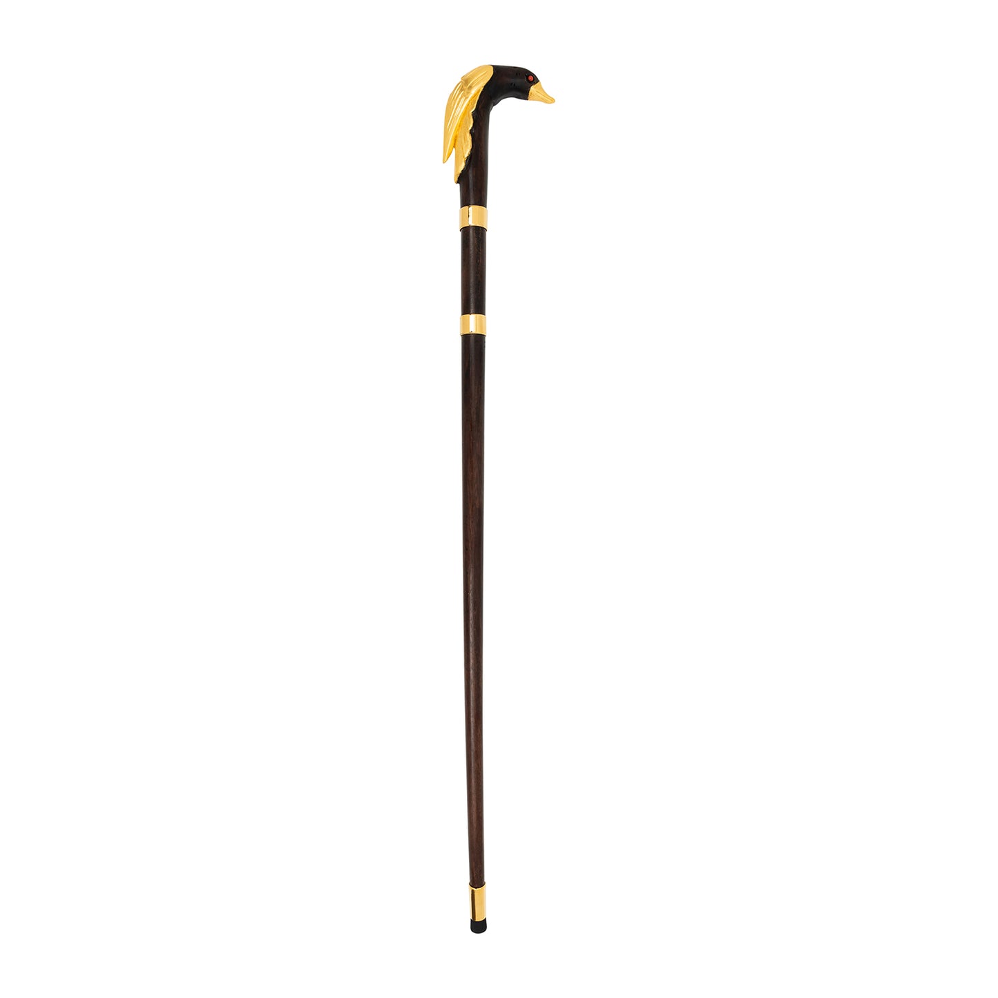 Golden Perched Eagle Cane