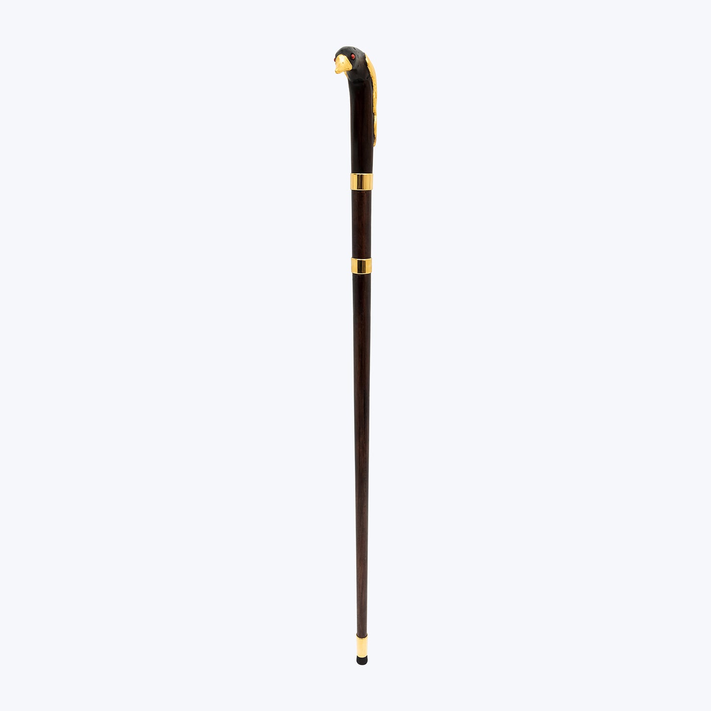 Golden Perched Eagle Cane